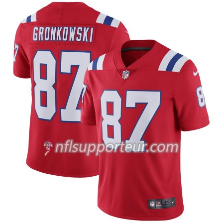 Maillot Homme New England Patriots Rob Gronkowski 87 Nike Rouge